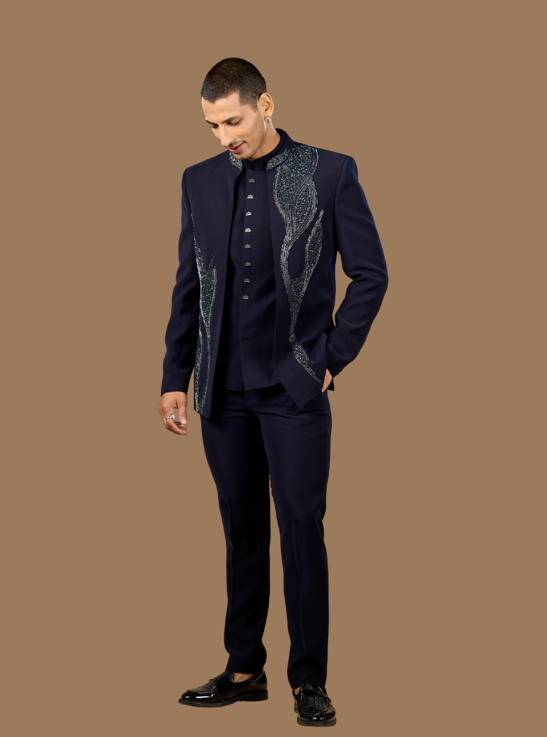 SHARP NAVY BLUE JODHPURI
